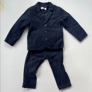 Zara Baby Dark Blue Jacket & pants set